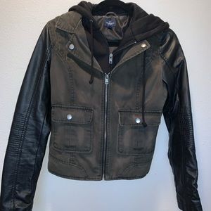 American Eagle Leather jacket